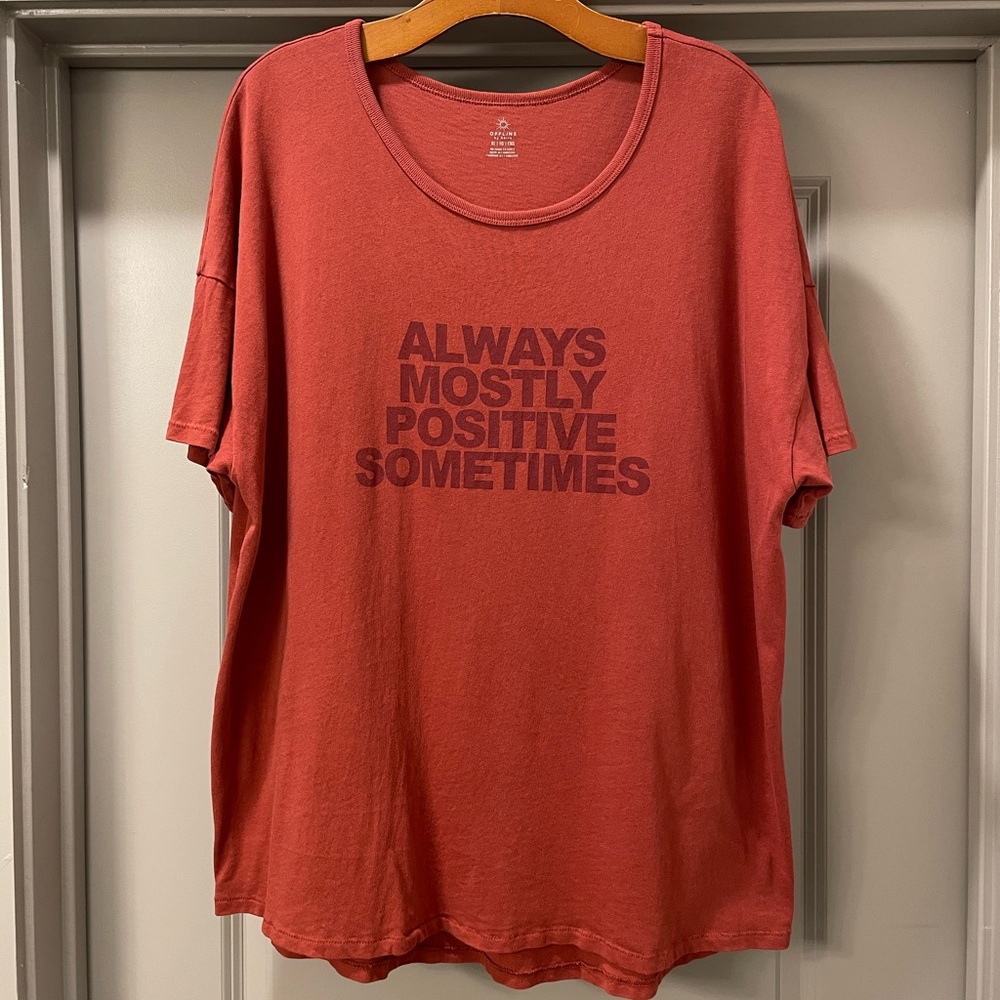 offline by aerie graphic tee
